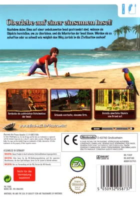 The Sims 2 - Castaway box cover back